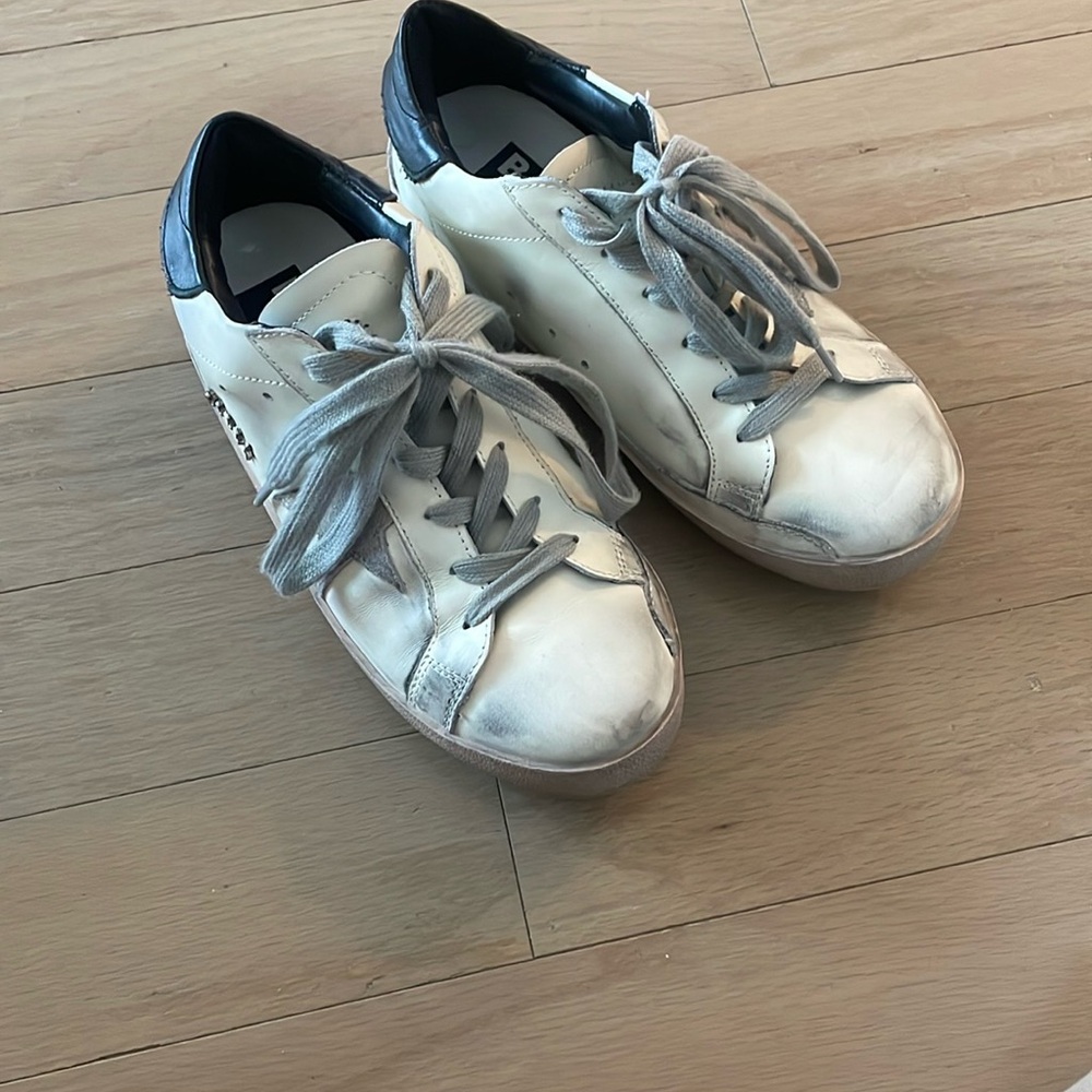 Women’s White and Gray Sneakers
